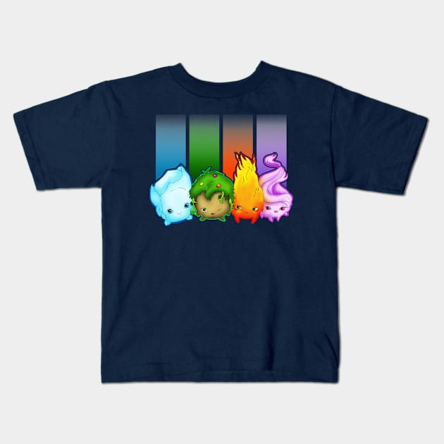 The 4 Elements Kids T-Shirt by Unihorse